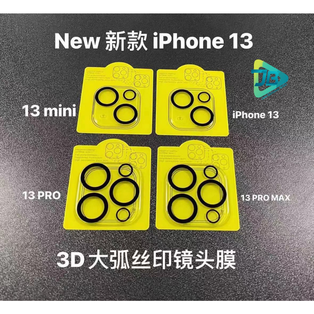 PELINDUNG KAMERA PAPAN KUNING IPHONE 11 11 PRO MAX 12 MINI 12 PRO MAX 13 MINI 13 PRO MAX 14 14 MAX 14 PLUS 14 PRO 14 PRO MAX TEMPERED GLASS CAMERA PROTECTION 3D JB8664