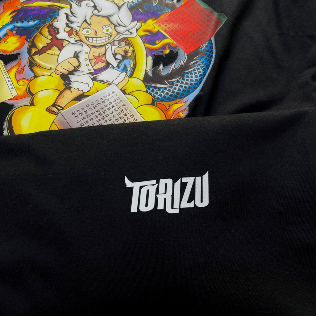 TORIZU Tshirt Wano Poneglyph Hunt Black Anime Manga Premium Unisex