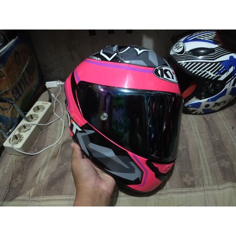 Helm Fullface KYT NFR FUXIA PINK