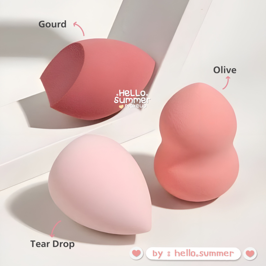 Cute Beauty Blender Sponge Make Up 1pc Mengembang 2x Lipat