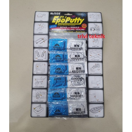 lem porting resin hardener epoxy eco 15gram,alteco adhesive epo putty