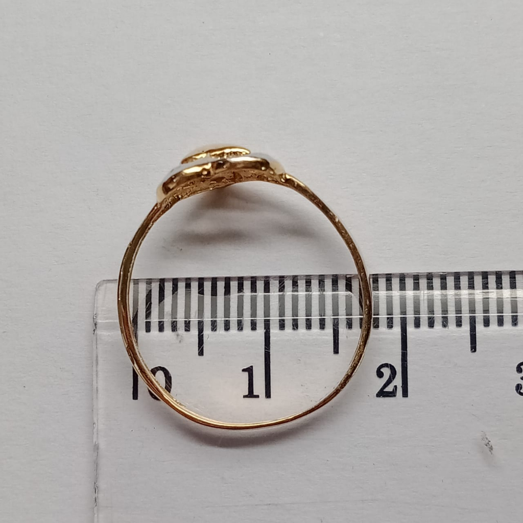 Cincin Emas 17K - 1.1 Gr Kadar 750 - 475