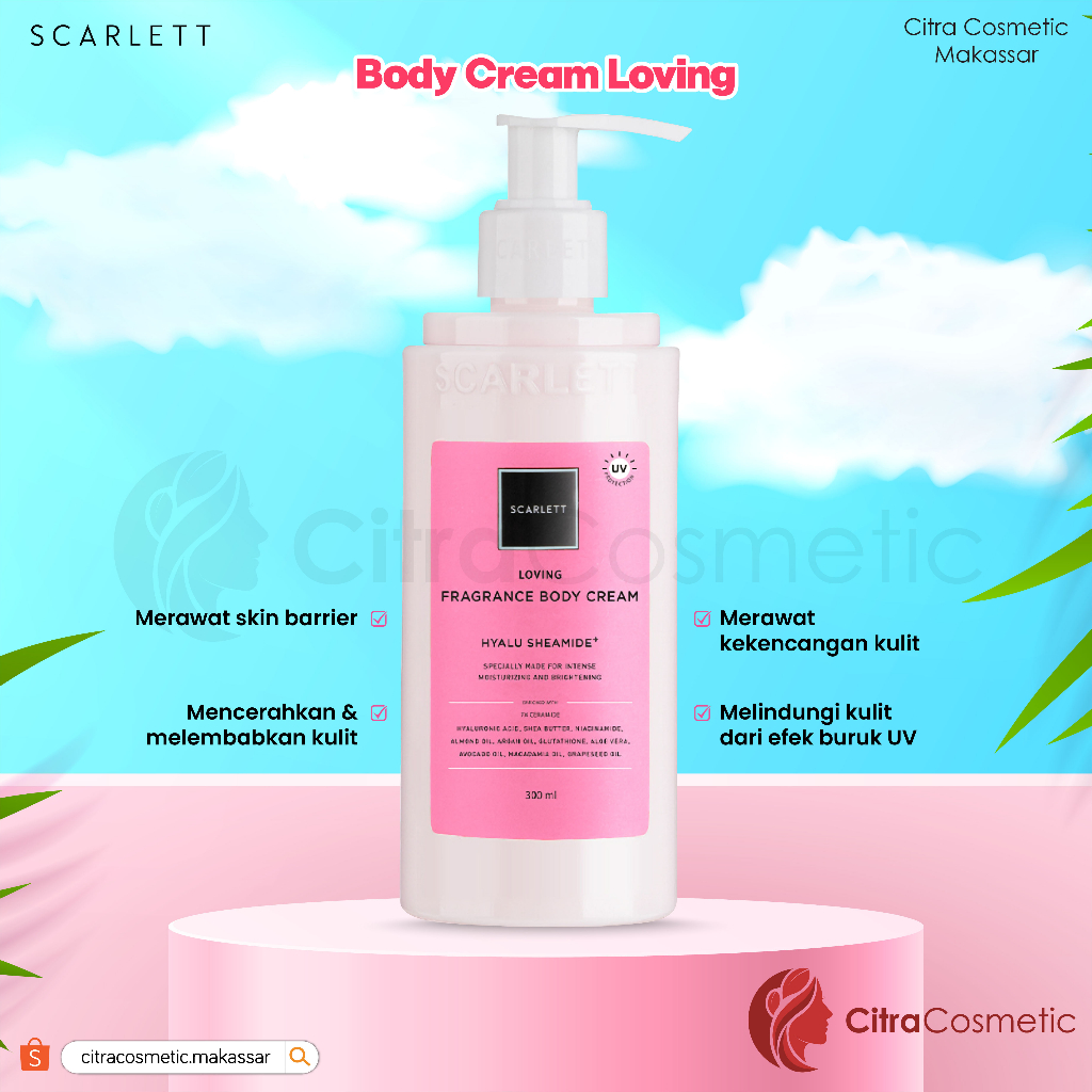 Scarlett Loving Series | Lotion | Body Scrub | Shower Scrub | Body Serum