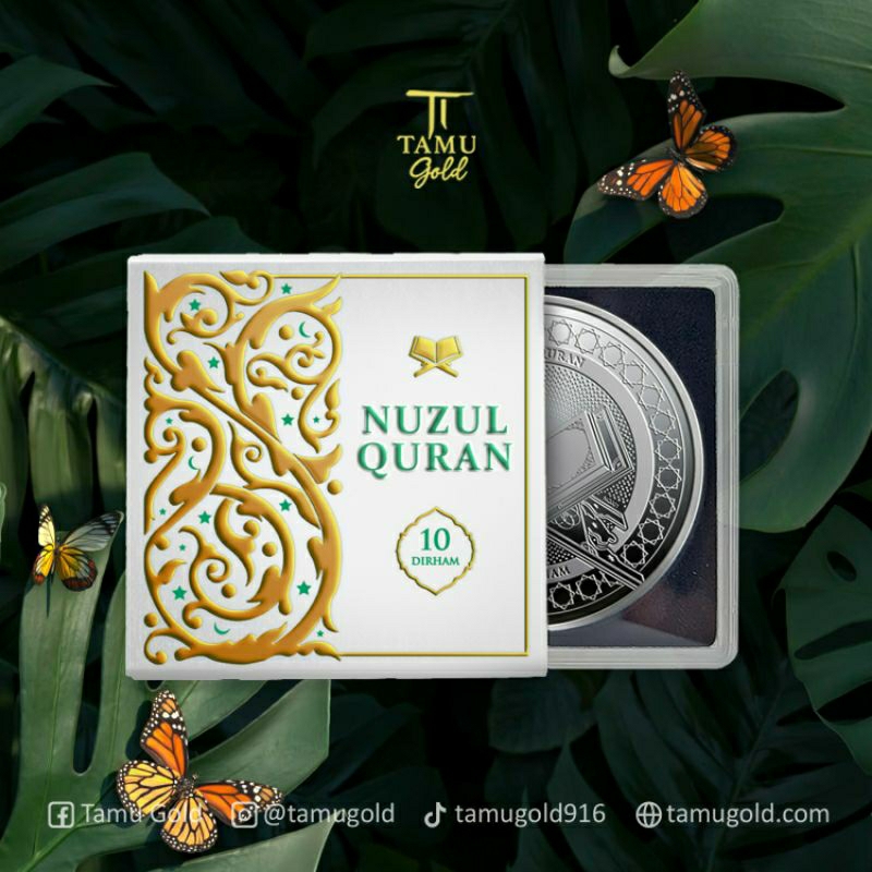 PERAK 10 DIRHAM TAMUGOLD NUZUL QURAN