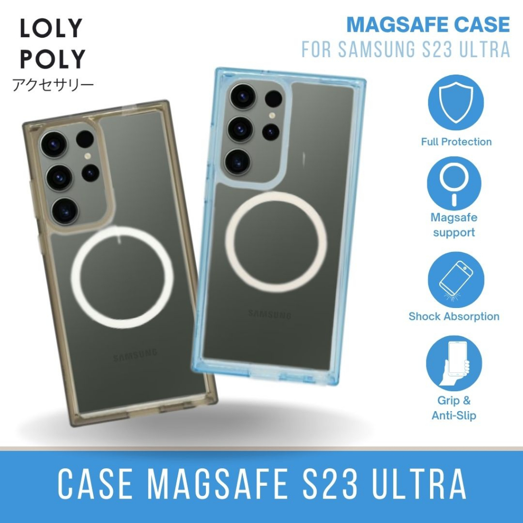 Lolypoly Clear Case Magsafe For Samsung S23 Ultra