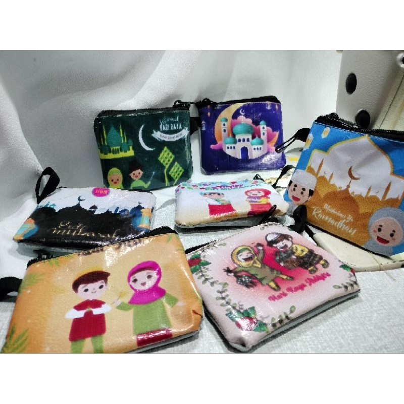 Dompet lebaran / dompet angpau / dompet lebaran bisa sablon custom