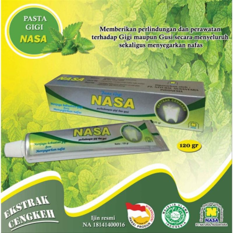 PASTA GIGI NASA HERBAL ORIGINAL