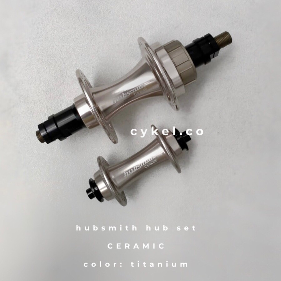 hubsmith hub set 3 speed titanium CERAMIC front rear hub 28 hole bromp