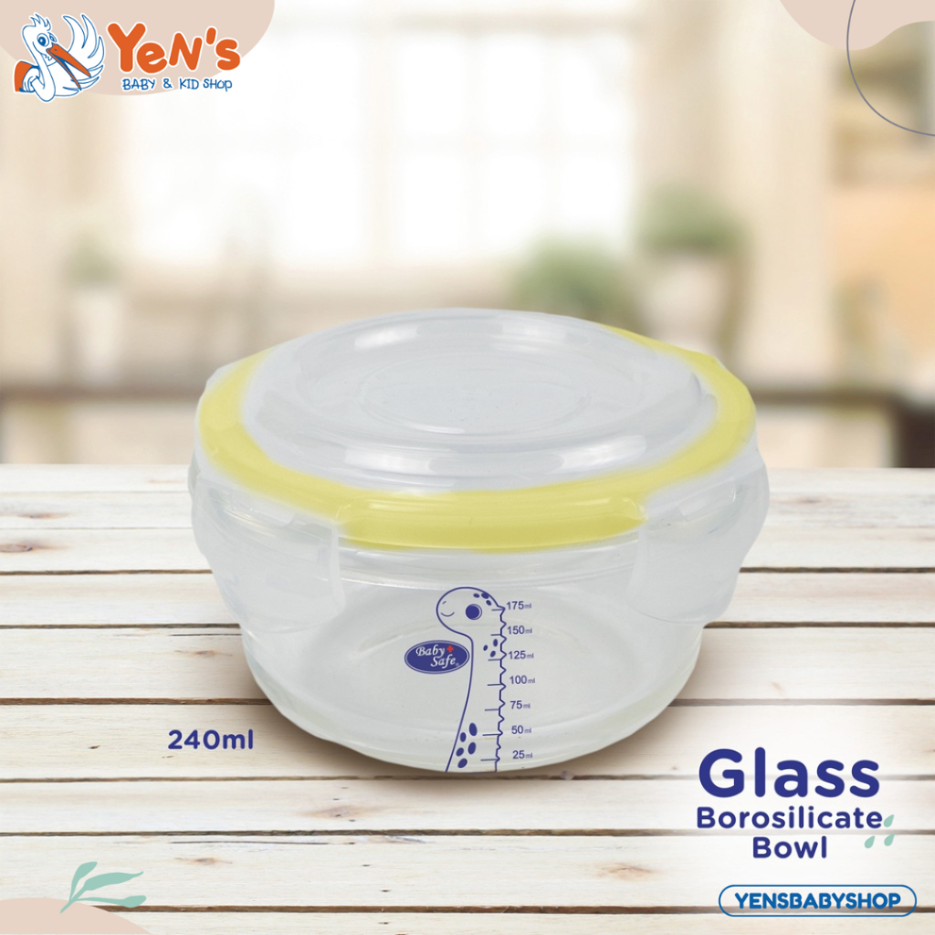 Baby Safe FC008 Glass Food Container 240ml