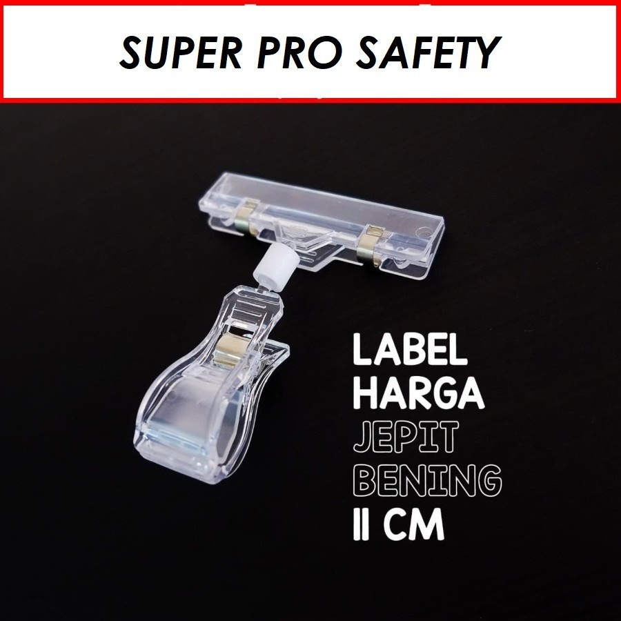 

JEPIT HARGA BENING 11CM PENJEPIT ACRYLIC PRICE TAG DISPLAY PENJEPIT HARGA