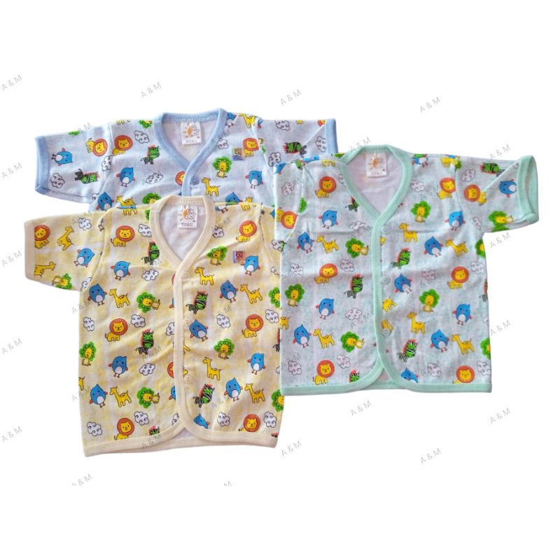 Baju Pendek Bayi / Anak Kancing Depan DDKU Ukuran M