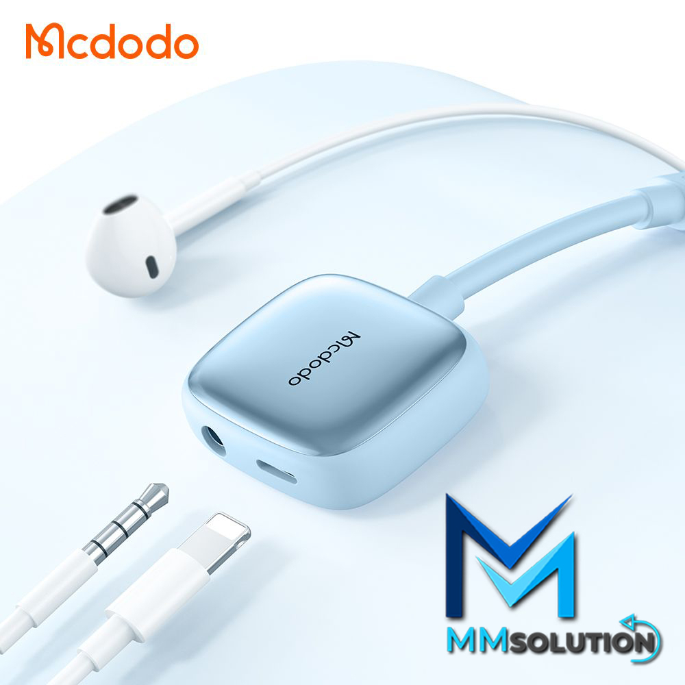 MCDODO Splitter Audio Adapter Converter iPhone to Jack 3.5mm with Call