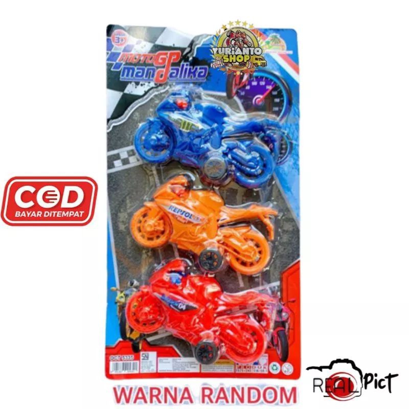 JOFESTORE88 Mainan Moto GP Mandalika Motor Balap Untuk Anak Laki Laki Honda gp