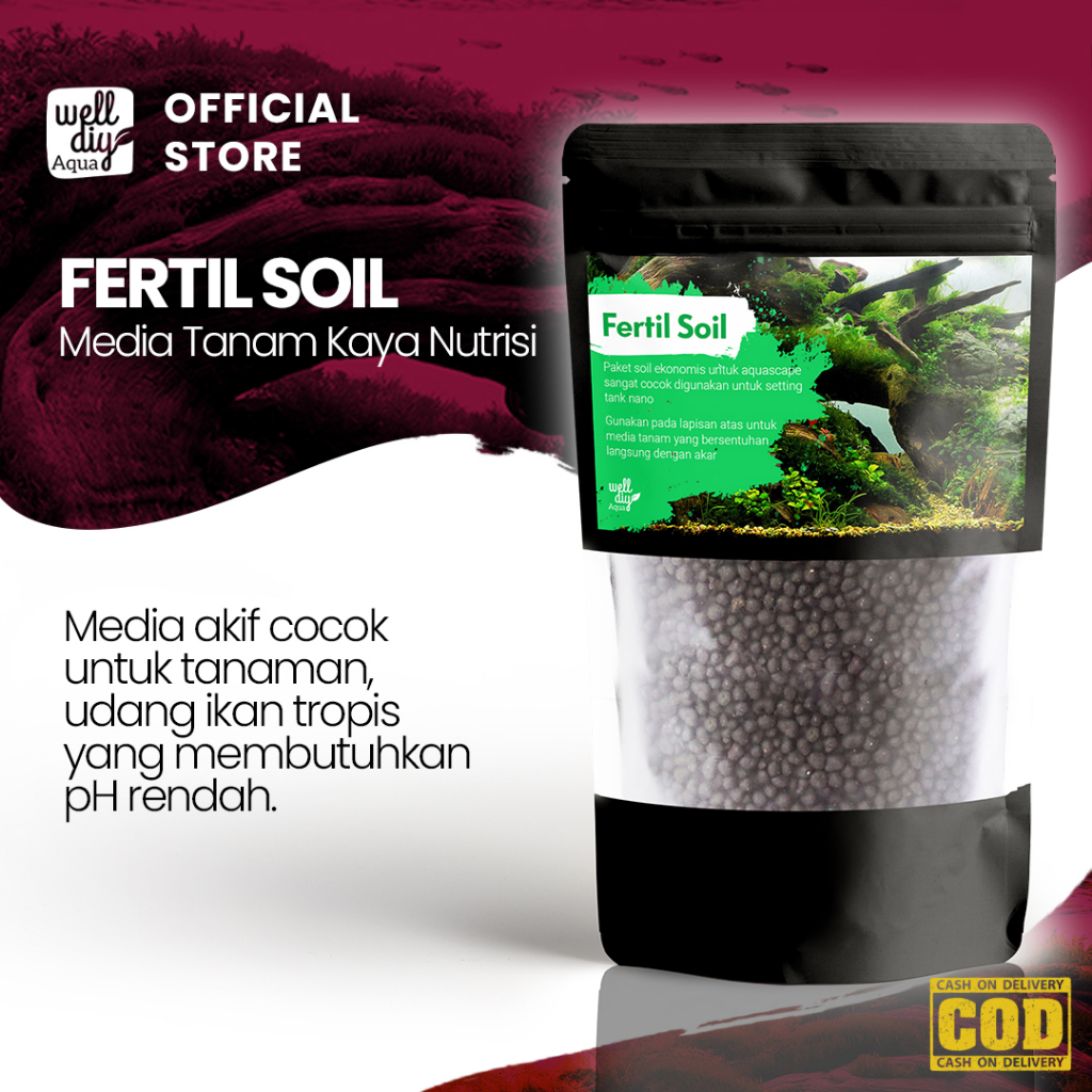 Paket Media Tanam Aquascape Bakteri Starter Rumah Bakteri Pupuk Dasar Soil