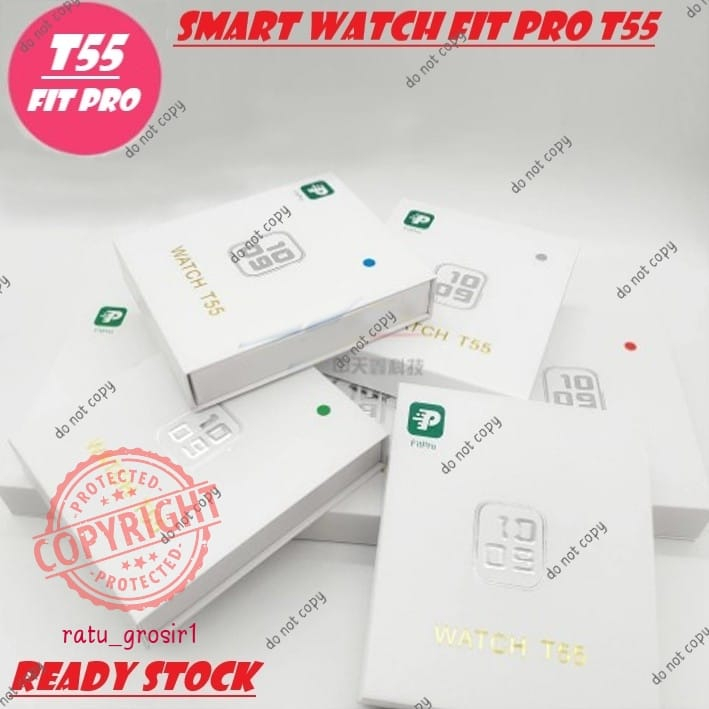 Jam Tangan Smart Watch Fit Pro T55 / T500 Bluetooth Sporty