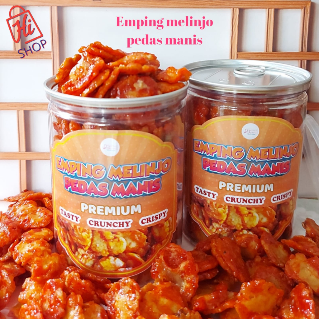 

Can Emping Melinjo Pedas Manis Kripik Emping Balado Manis Pedas Kualitas Premium