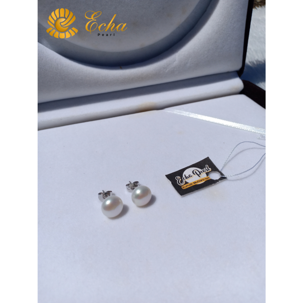 Anting stud | giwang tusuk mutiara air tawar