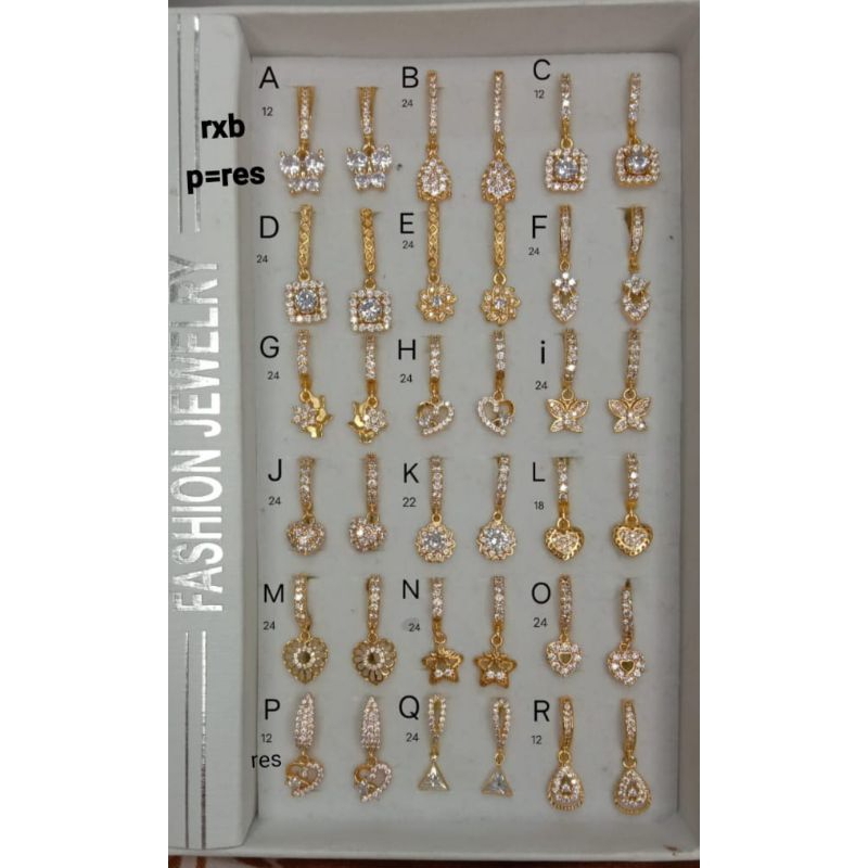 Anting titanium import,awet,tahan lama,tidak berkarat