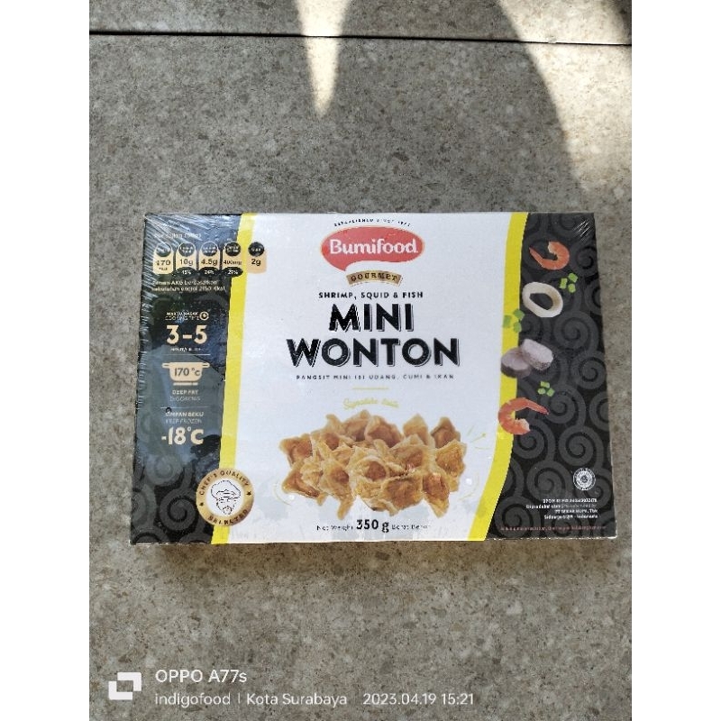 

Bumifood mini Wonton 350gr