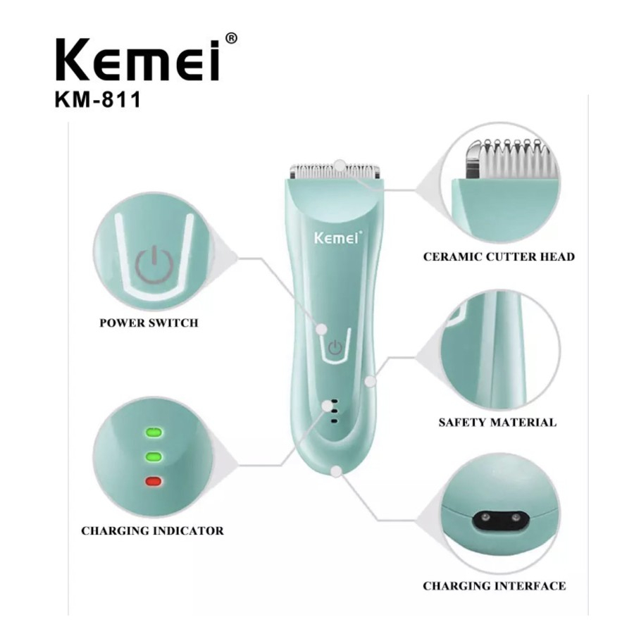 COD ALAT CUKUR RAMBUT BAYI KEMEI KM-811 HAIR CLIPPER ELECTRIK BABY CLIPPER KEMEI 811