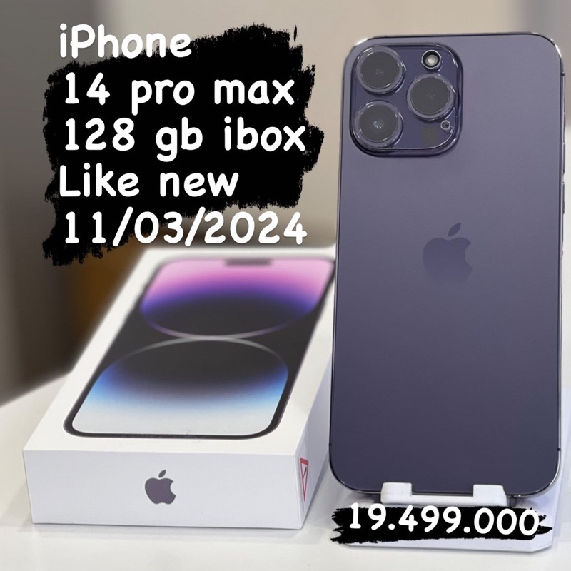 Seken iphone 14 pro max 128 gb ibox
