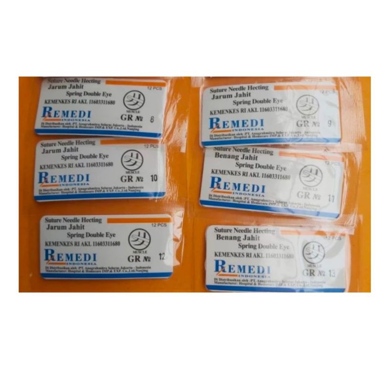 Nald Hecting/Needle Hecting/Suture Needle Hecting/Jarum Hecting GR (Otot)