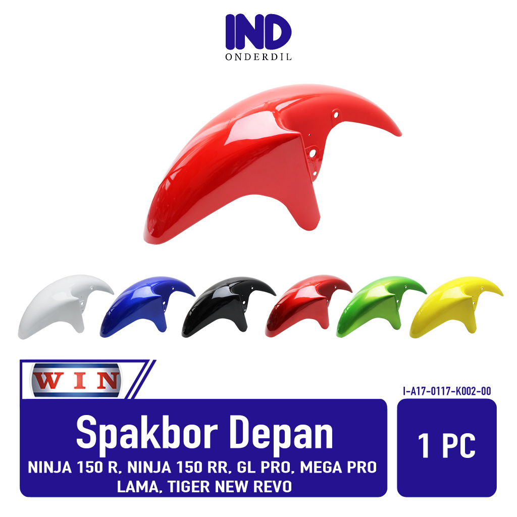 Spakbor Depan Merk WIN Ninja 150 R RR Mega Pro Lama Tiger New Revo Spakboard Slebor Spak Bor Board Cecepet Front