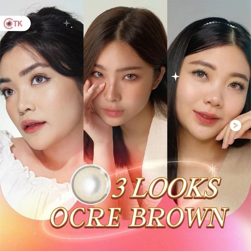 SOFTLENS OCRE BROWN NORMAL/MINUS (s.d 6.00) NEW MORE DUBAI