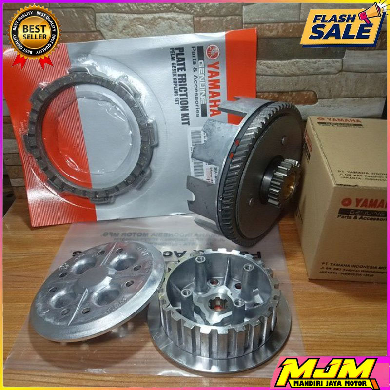 PAKETAN KOMPLIT RUMAH KOPLING MOTOR YAMAHA RX KING RUMAH KOPLING + KAKI 4 + LAWAN KAKI 4 DAN KAMPAS 