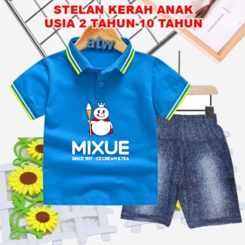 STELAN WANGKY ANAK/CELANA SEMI JEANS USIA 2 THN-10 THN (MIXUE)