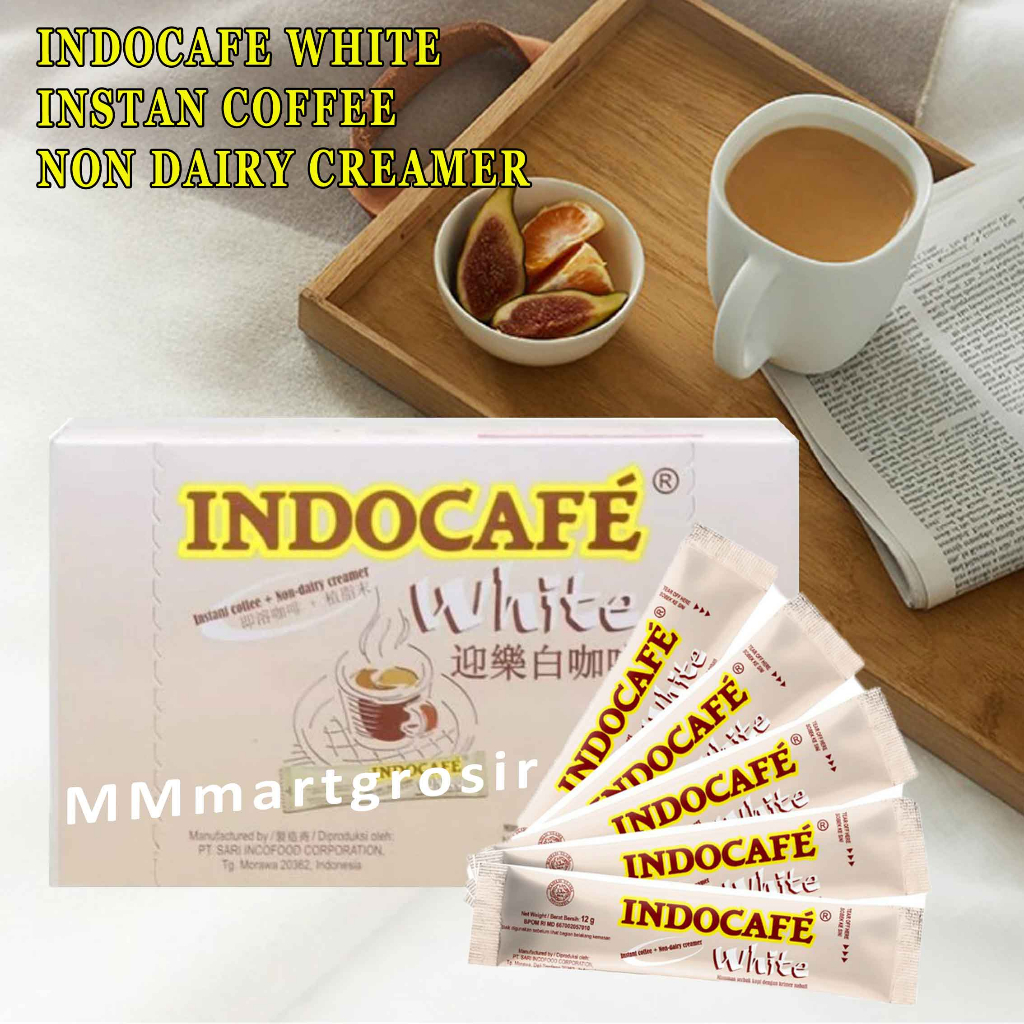 Indocafe white / Instant coffe / Non-dairy creamer / 120g