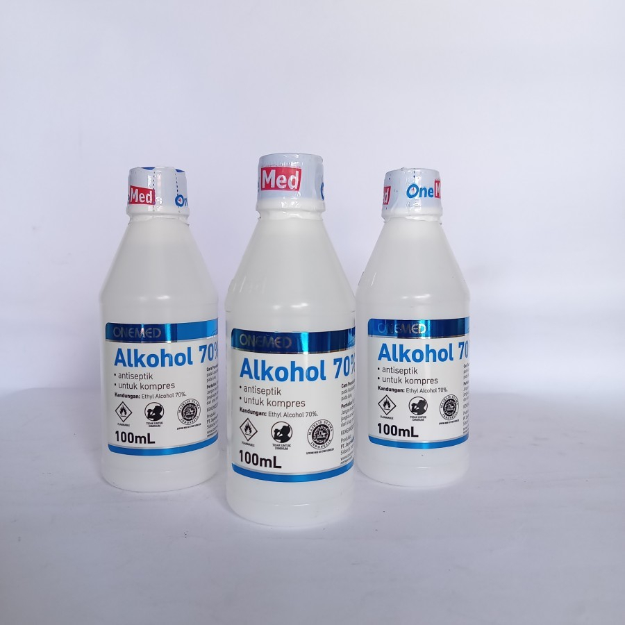 Alkohol 70 % Onemed Alcohol Isi 100ml AlKohol Untuk Luka Onemed