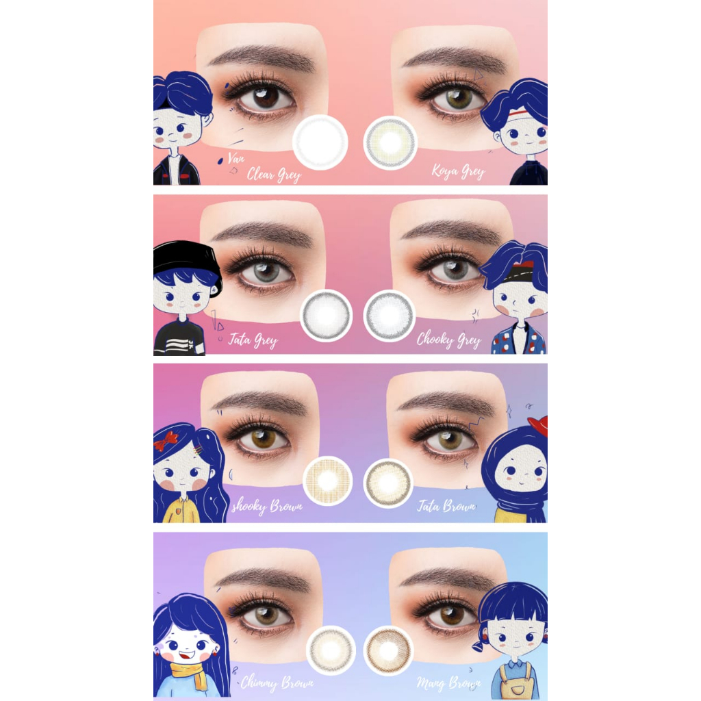Famous With Biomoist Tata Brown Monthly Softlens Warna