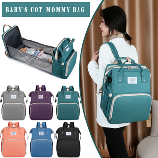 Diaper Bags Tas Ransel Bayi Tempat Tidur Lipat Bayi Traveling 10221