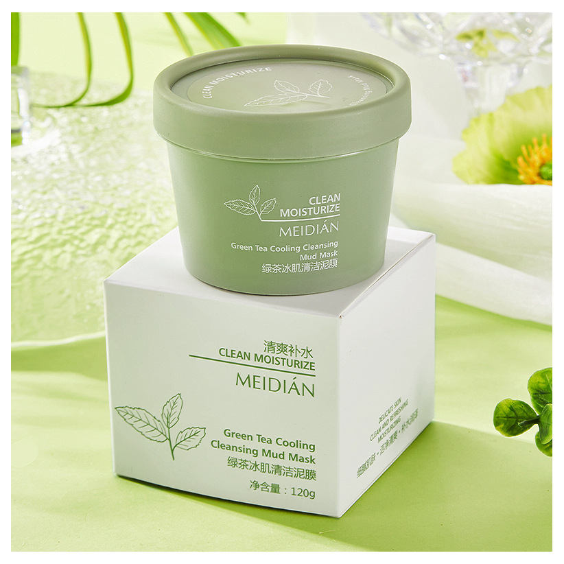 BPOM MAIGOOLE  Masker Wajah Green Tea Cleasing Clay Mask Perawatan Kecantikan 100g XX033