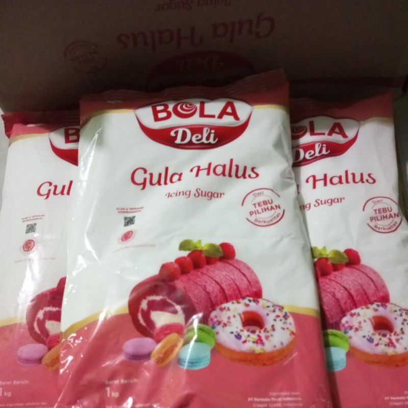 

gula halus bola Deli 1kg