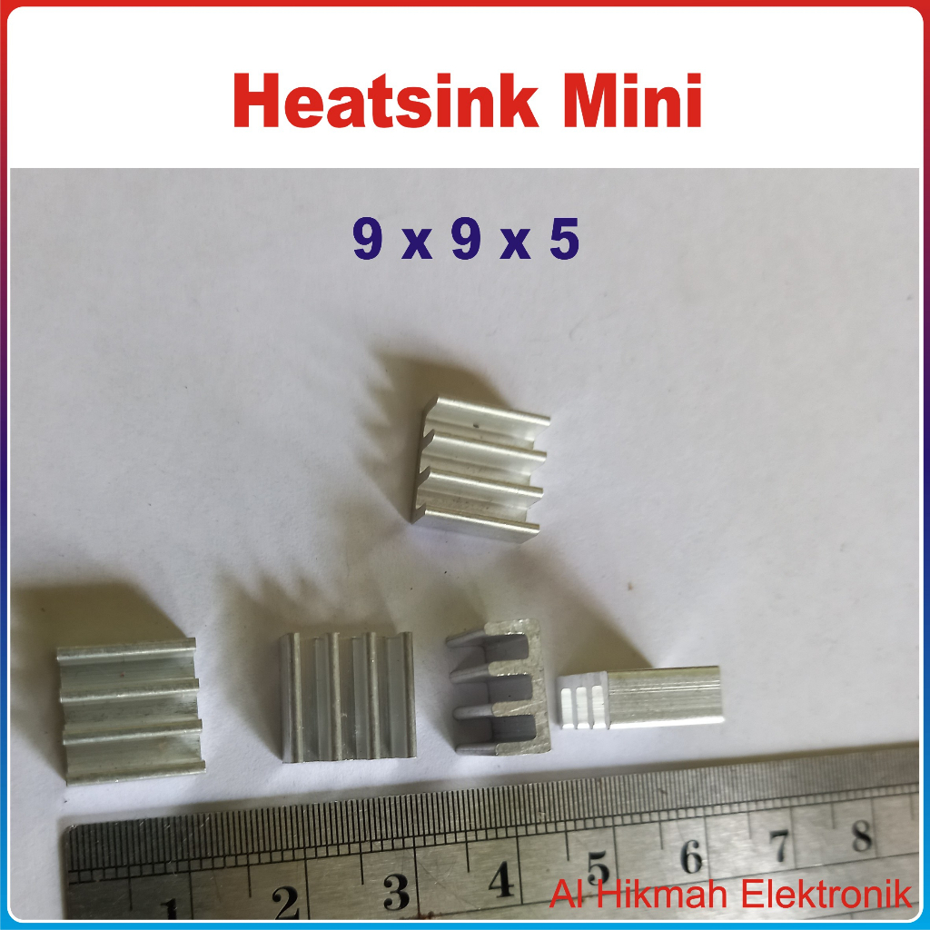 Heatsink Pendingin IC Ukuran 9 x 9 x 5 mm