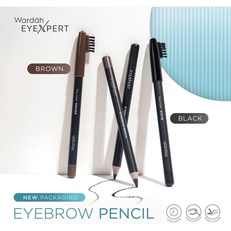 WARDAH EYE BROW PENCIL / eyebrow / eyebrown / Wardah EyeXpert Eyebrow Pencil