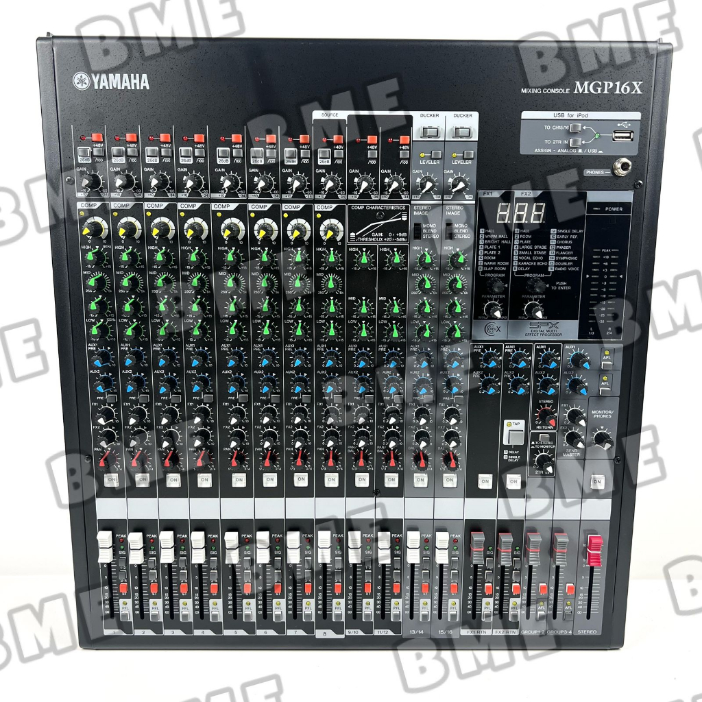 mixer yamaha mgp 16x/mgp16x/mgp 16 x ( 16 channel ) GRADE A