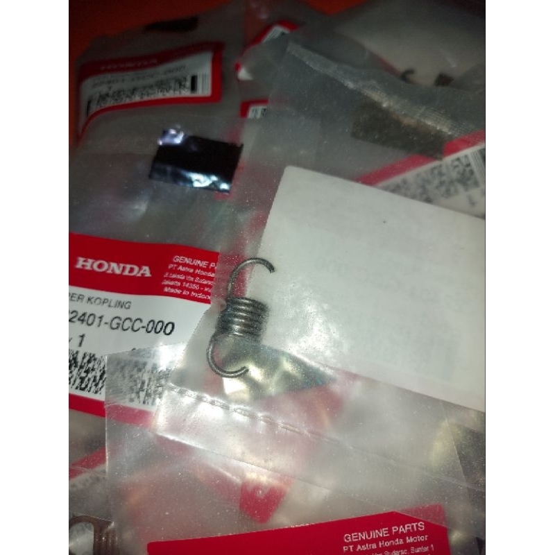 22401GCC000 PER BATU SPORKET, PER KAMPAS GANDA, SPRING CLUTCH VARIO 110 ESP, SCOOPY ESP, BEAT ESP OR