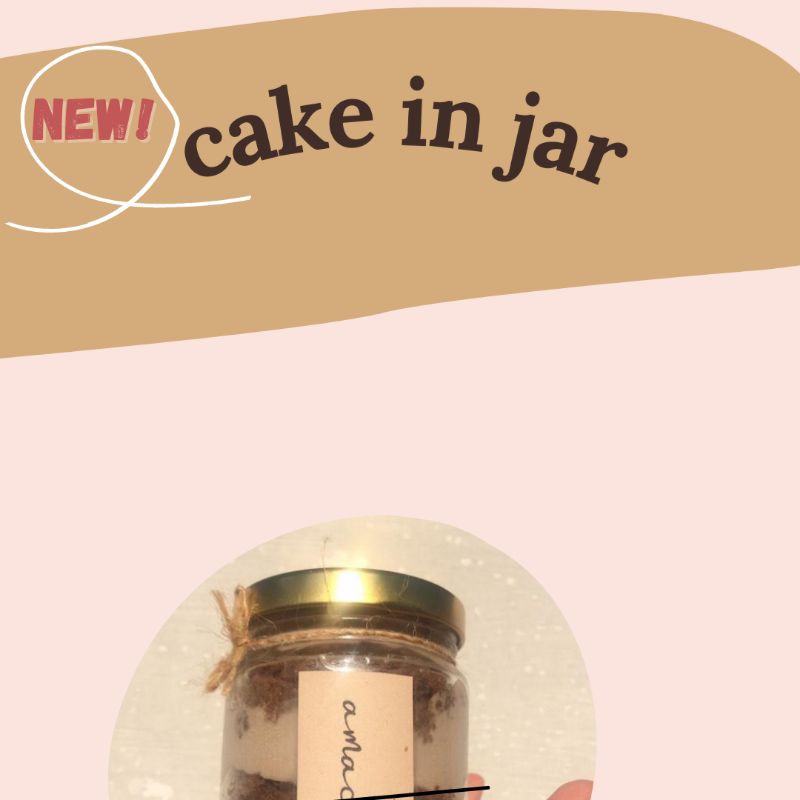 

cake in jar