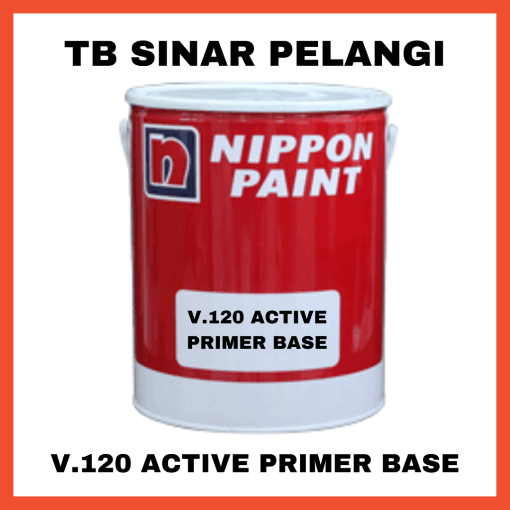 NIPPON PAINT Cat Primer Alumunium dan Besi Galvanis Garvanis 1L Vinilex 120 Active Primer Base Etchi