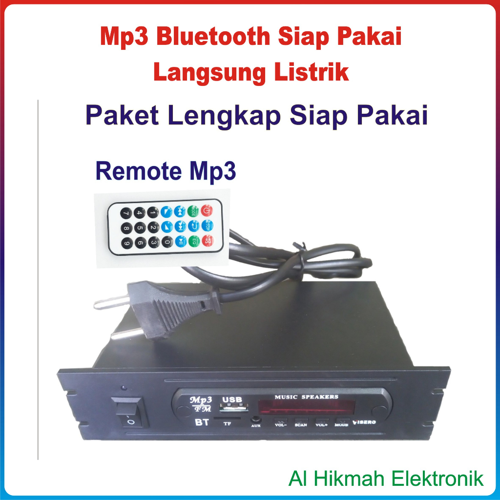 Mp3 Bluetooth Siap Pakai Langsung Listrik