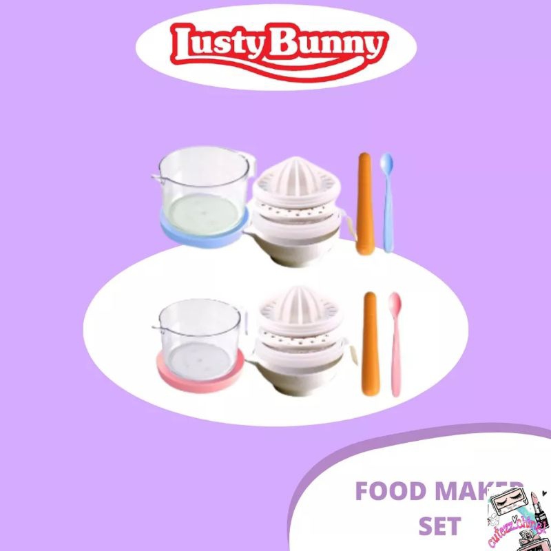 ☃️Cutezz_Ching1☃️Lusty Bunny Food Maker Set LB-1360