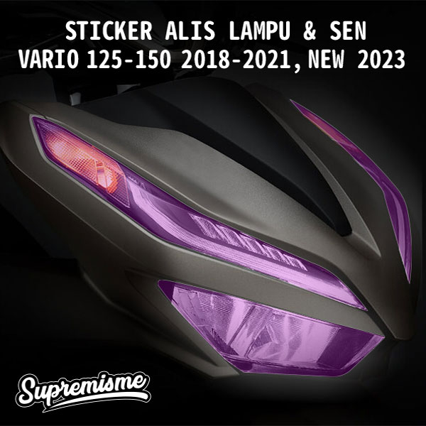 Stiker Lampu Sen Vario 125 /150 2018-2021 | Stiker Alis dan Lampu Vario New 2023 | Stiker Lampu Alis Vario 150