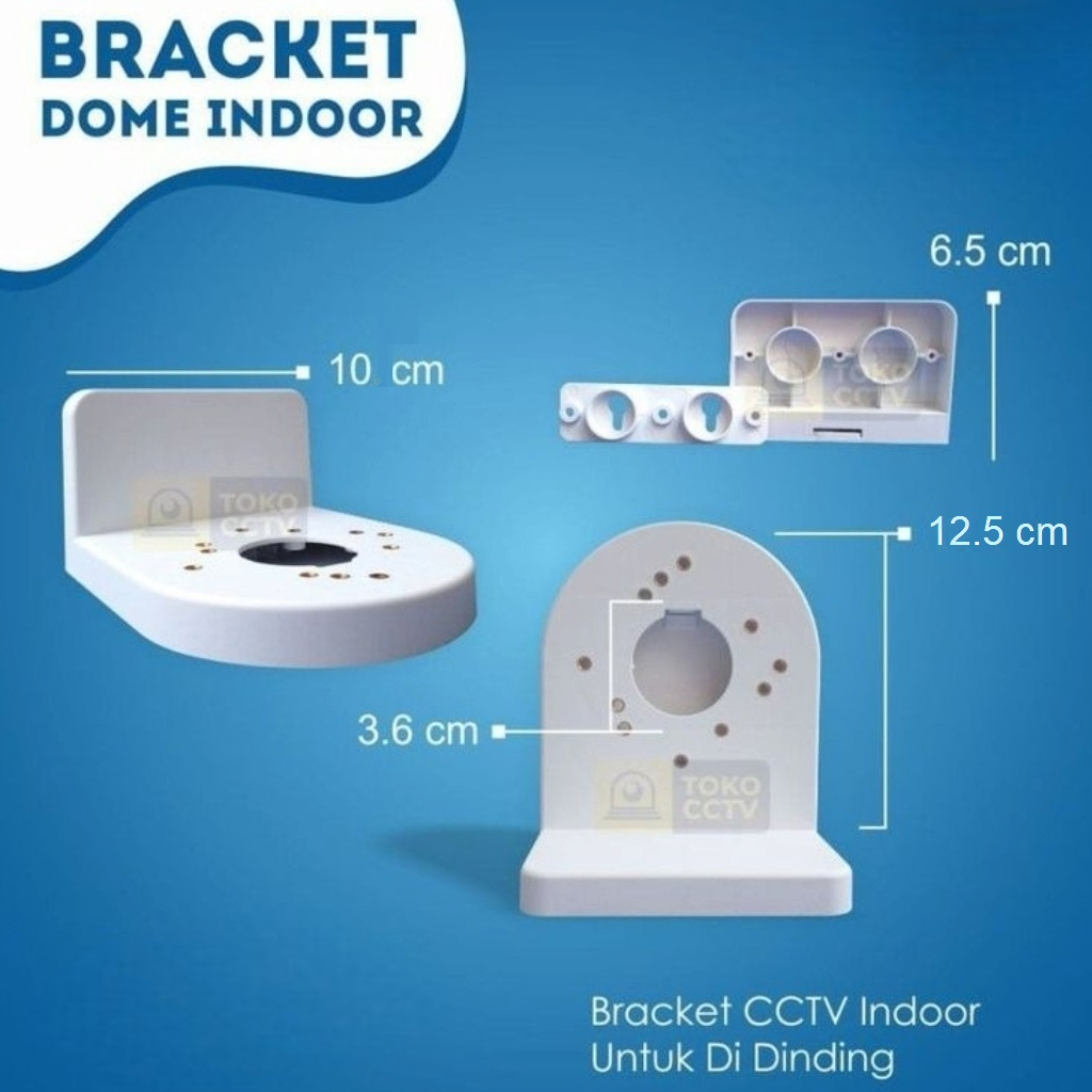 BRACKET CCTV CAMERA INDOOR PUTIH