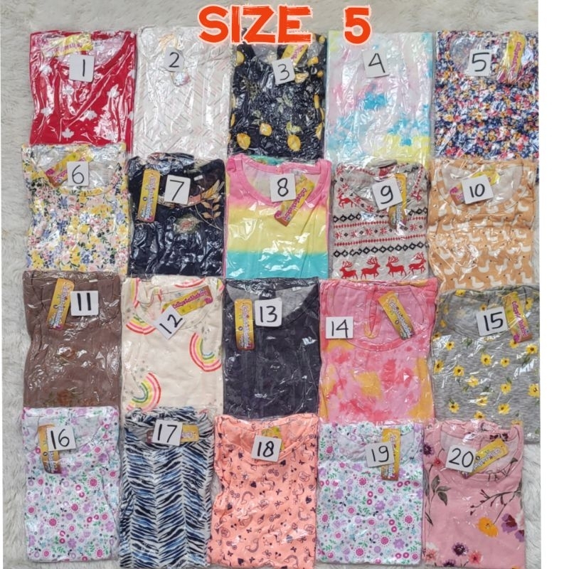 BEBAS PILIH MOTIF Ruffle Tee Kaos Callysta Kaos Anak Trendy