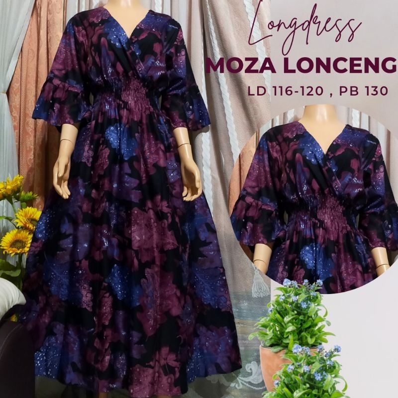 Moza Lonceng //Longdress Moza Lonceng //Longdress Moza //Dress Moza Lonceng