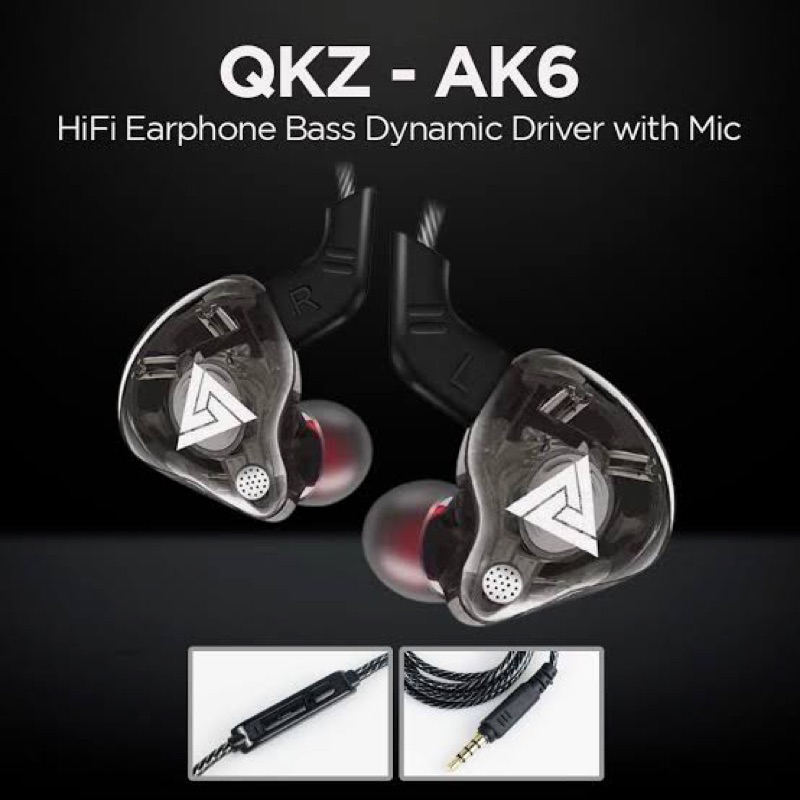 Earphone gaming QKZ AK6 original