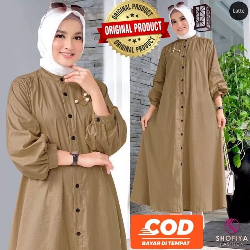 PIYA MIDI DRESS kekinian Terbaru besty